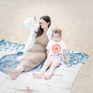 Picnic Blanket inSPORTline Maritino 208 x 197 cm - Ocean Life