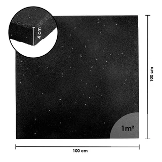 Heavy-Duty Floor Mat inSPORTline Proteko Plus Dot 100 x 100 x 4 cm
