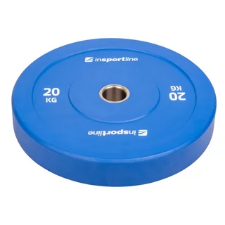 Rubber Weight Plate inSPORTline Bumper Plate Go 20 kg 50 mm