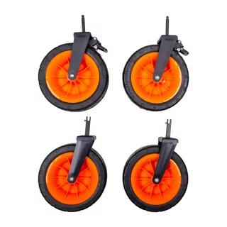 Replacement Wheels for Utility Wagon 19 x 7 cm (8 x 3 inches) – 4 Pcs.