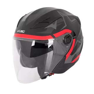 Open-Face Helmet W-TEC Barcela Vermella
