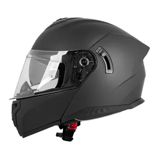 Flip-Up Motorcycle Helmet W-TEC Benidor - Matte Black