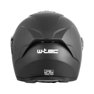 Flip-Up Motorcycle Helmet W-TEC Benidor - Matte Black