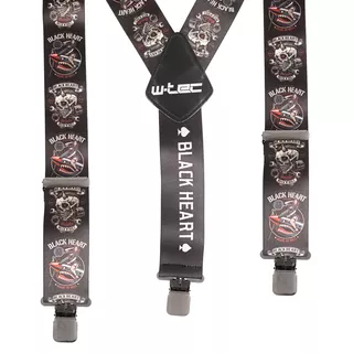 Suspenders W-TEC Black Heart - Warhawk