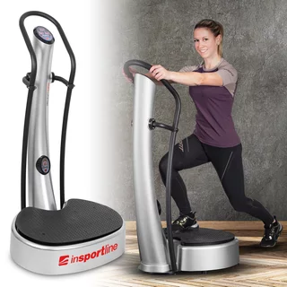 Vibration Platform VibroGym inSPORTline Lotos - Silver