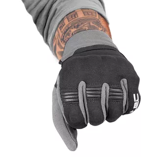 Summer Motorcycle Gloves W-TEC Groniko - Grey-Black