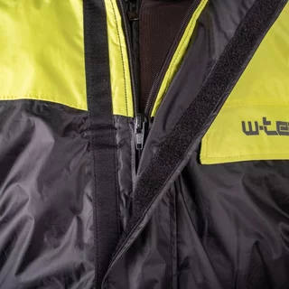 Motorcycle Rain Jacket W-TEC Igava – 2nd Quality - Black-Fluo Green