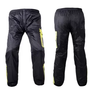 Waterproof Motorcycle Pants W-TEC Colnari - Black-Fluo Green