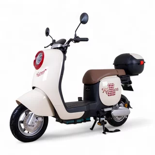 Electric Scooter Keren Beike 10” - Brown-Pink - hnědo-červená