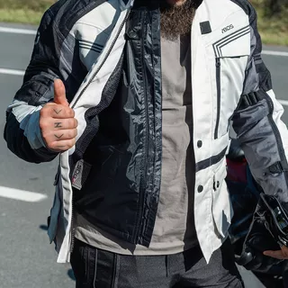 Men’s Touring Motorcycle Jacket BOS Maximum - Blue