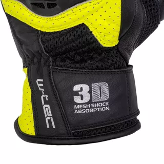 Motorcycle Gloves W-TEC Janstur - Black-Fluo