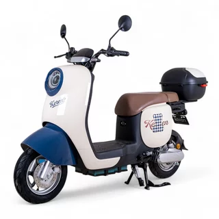Electric Scooter Keren Beike 10” - Brown-Pink - hnědo-modrá