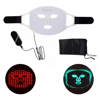 Rechargeable Silicone LED Light Therapy Mask inSPORTline Santorina
