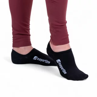 No-Show Bamboo Socks inSPORTline Silvatic Noshow AG+ Antibacterial – 3 Pairs - Black