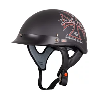 Motorcycle Helmet W-TEC Black Heart V531 Iron Cross