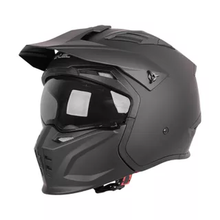 Modular Motorcycle Helmet W-TEC Badalone - Matte Black
