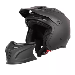 Modular Motorcycle Helmet W-TEC Badalone - Matte Black