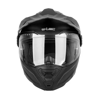 Flip-Up Enduro Helmet W-TEC Biscaia P/J - Black Glossy