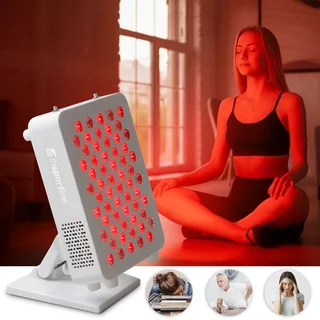 Red LED Light Therapy Panel inSPORTline Katuni - White