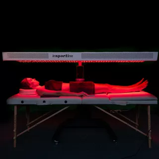 Red LED Light Therapy Panel inSPORTline Supetar - White