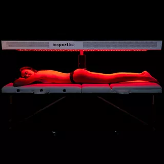 Red LED Light Therapy Panel inSPORTline Supetar - White