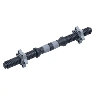 Plastic Threaded Dumbbell Bar w/ Collars inSPORTline Plafor 41 cm / 30 mm