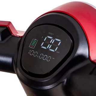 Four-Wheel Electric Scooter w/ Tow Bar & Trailer inSPORTline Antun - Red