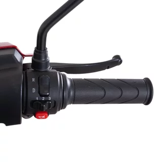 Four-Wheel Electric Scooter w/ Tow Bar & Trailer inSPORTline Antun - Red