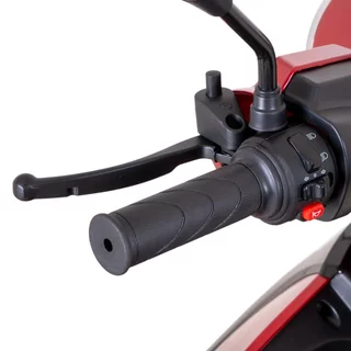 Four-Wheel Electric Scooter w/ Tow Bar & Trailer inSPORTline Antun - Red