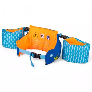 2-in-1 Children’s Pool Float Vest w/ Water Wings inSPORTline Banarito - Pink