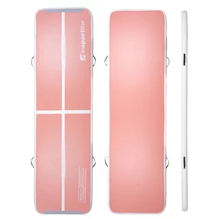 Inflatable Exercise Mat inSPORTline Airstunt 500 x 100 x 10 cm Coral Pink