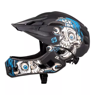 Downhill Helmet W-TEC Delgada - Freestyle Blue
