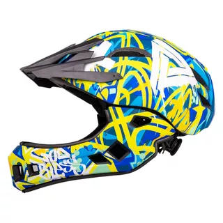 Downhill Helmet W-TEC Delgada - Freestyle Blue