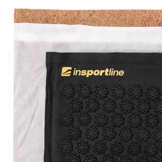 Acupressure Mat and Pillow inSPORTline EcoSpike - Black-Gold