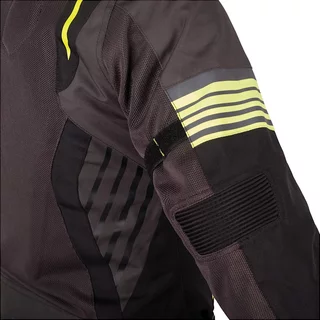 Summer Motorcycle Jacket W-TEC Pelyes - šedá-fluo
