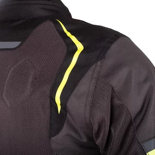 Summer Motorcycle Jacket W-TEC Pelyes - šedá-fluo