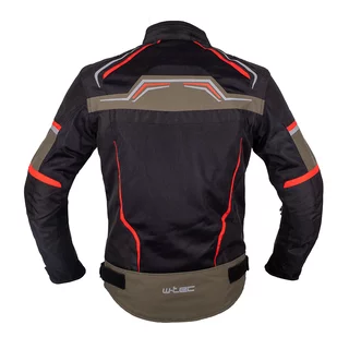Summer Motorcycle Jacket W-TEC Rovin - černo-zeleno-červená