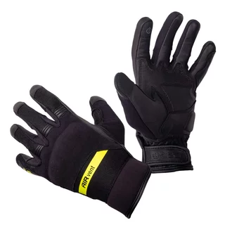 Motorcycle Gloves W-TEC Binetto - Black-Fluo