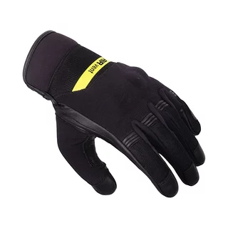 Motorcycle Gloves W-TEC Binetto - Black-Fluo