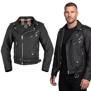 Men’s Leather Jacket W-TEC Brineo