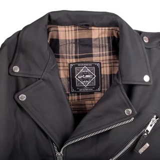 Men’s Leather Jacket W-TEC Brineo - Matte Black
