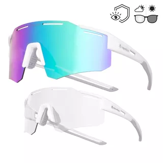 Polarizing and Photochromic Sunglasses inSPORTline Molineto White