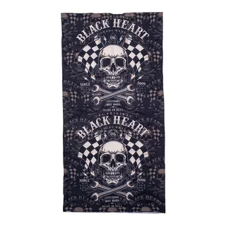Multifunctional Neck Warmer W-TEC Black Heart Scarfest - Wings Skull - Starter