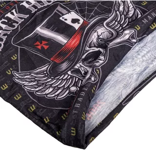 Multifunctional Neck Warmer W-TEC Black Heart Scarfest - Wings Skull