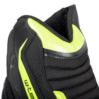 Motorcycle Boots W-TEC GlamCE - Black-Fluo Yellow