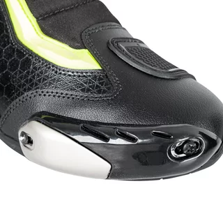 Motorcycle Boots W-TEC GlamCE - Black-Fluo Yellow