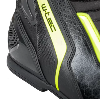 Motorcycle Boots W-TEC GlamCE - Black-Fluo Yellow