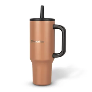 Insulated Travel Mug inSPORTline Cocoanna 1,200 ml - Yellow-Green - kávová