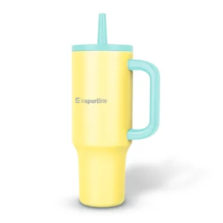 Insulated Travel Mug inSPORTline Cocoanna 1,200 ml - Yellow-Green
