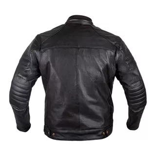 Summer leather moto jacket W-TEC Gradac - Black